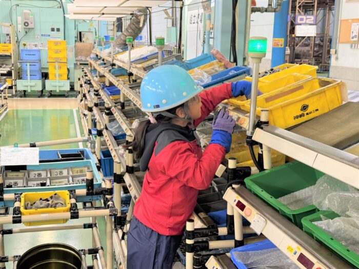 ピッキングのようす